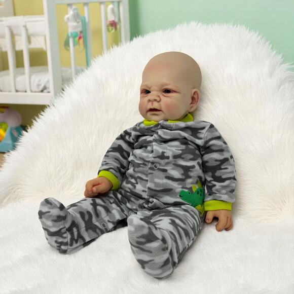 Joanna Kazmierczak Realistic Reborn Baby Doll By 18" - Picture 1 of 16